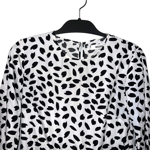 Missguided Midi Dress Size 4 Classy Normcore Preppy Fall Easy Lightweight - Picture 3 of 15